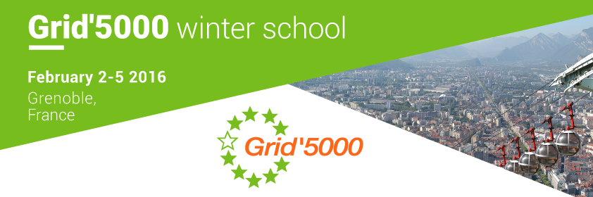Grid'5000 winter school in Grenoble